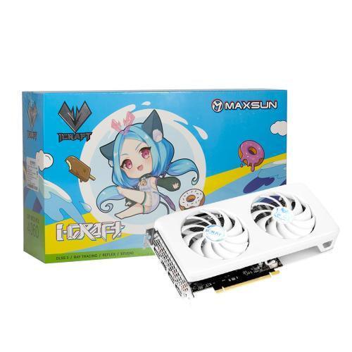 Відеокарта Maxsun, GeForce RTX 4060 iCraft OC LimitedX2/8Gb/GDDR6/128-bit/HDMI/3xDP/2550/17000 MHz/8-pin (MS-RTX4060 Icraft)