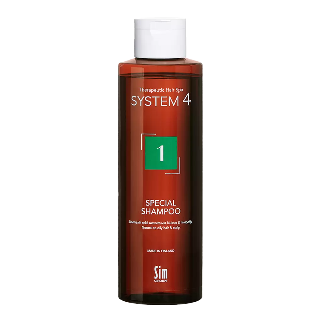 Шампунь Sim Sensitive System 4 No1 Special Shampoo для нормальної шкіри голови та схильної до жирності 250 мл (6417150024345) - фото 1