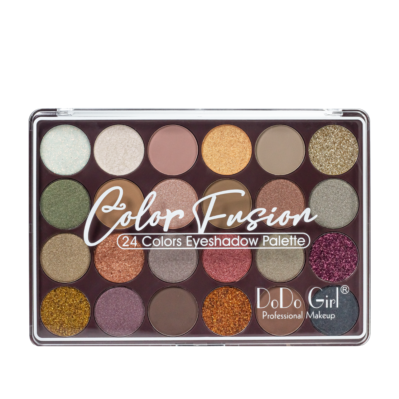 Палитра теней для век DoDo Girl Color Fusion D3180 24 оттенка №В Блестки (D3180)