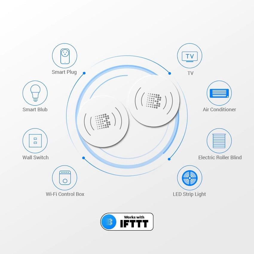 Набір NFC тегів Broadlink SRN1 для розумного будинку 10 шт. Білий - фото 5