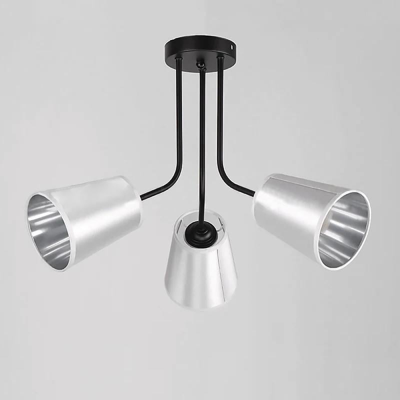 Люстра потолочная с абажурами LightHouse NM-14349/3 Черный (15976)