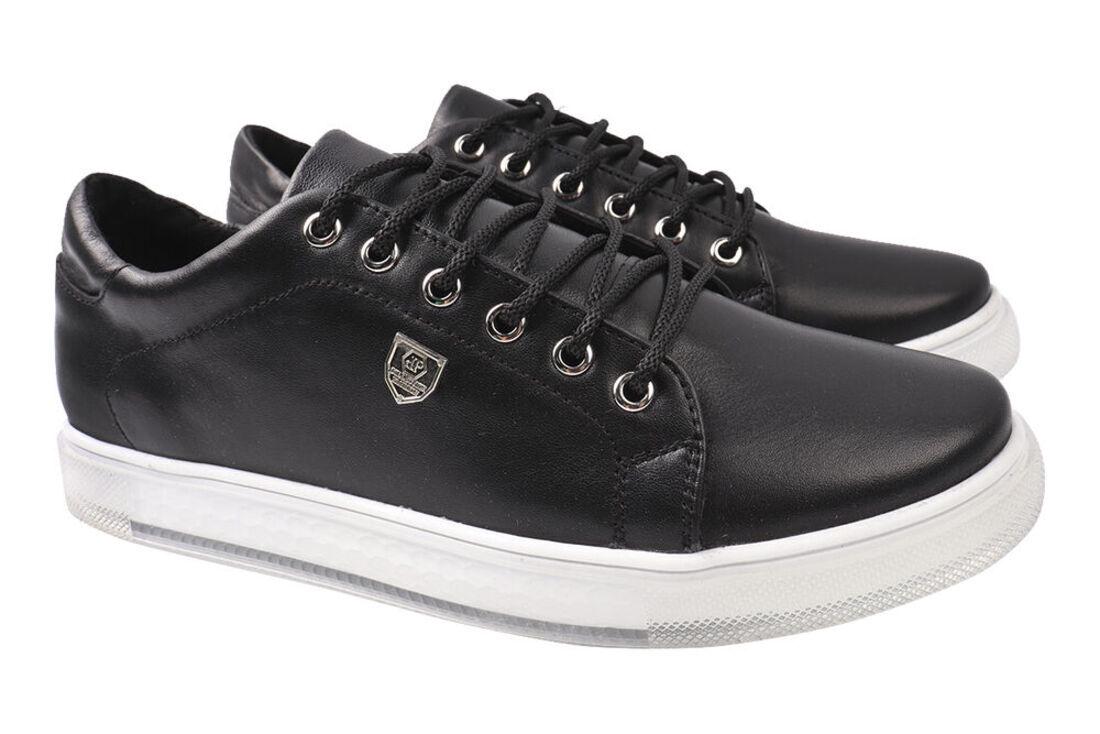 Туфли спорт Lady-Lux из кожи Черный (6-20DHC 36)