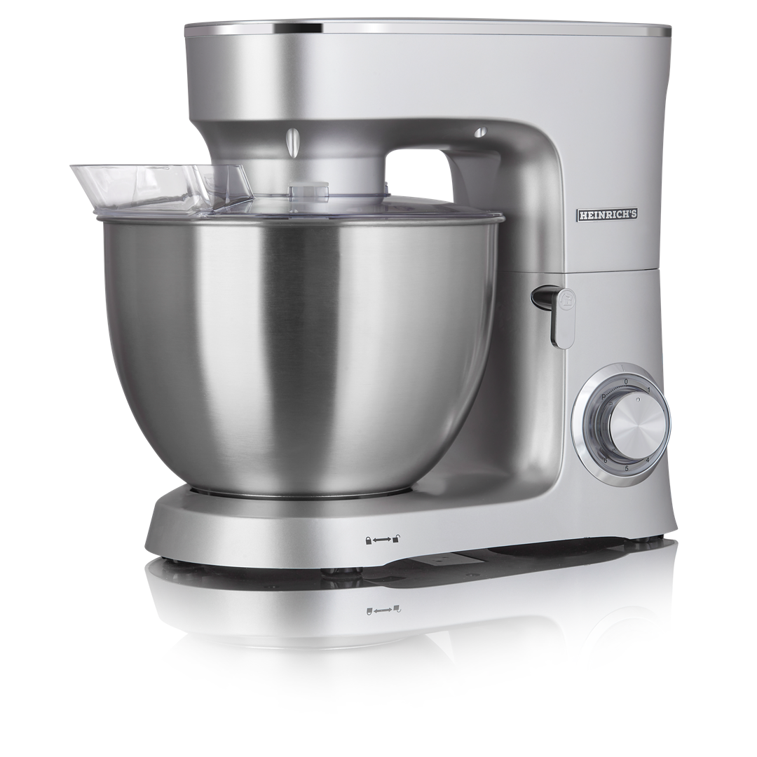 Миксер кухонный планетарный HEINRISCH'S HKM 8078 8 л 1400 Вт Silver (62415_SREBRNY12)