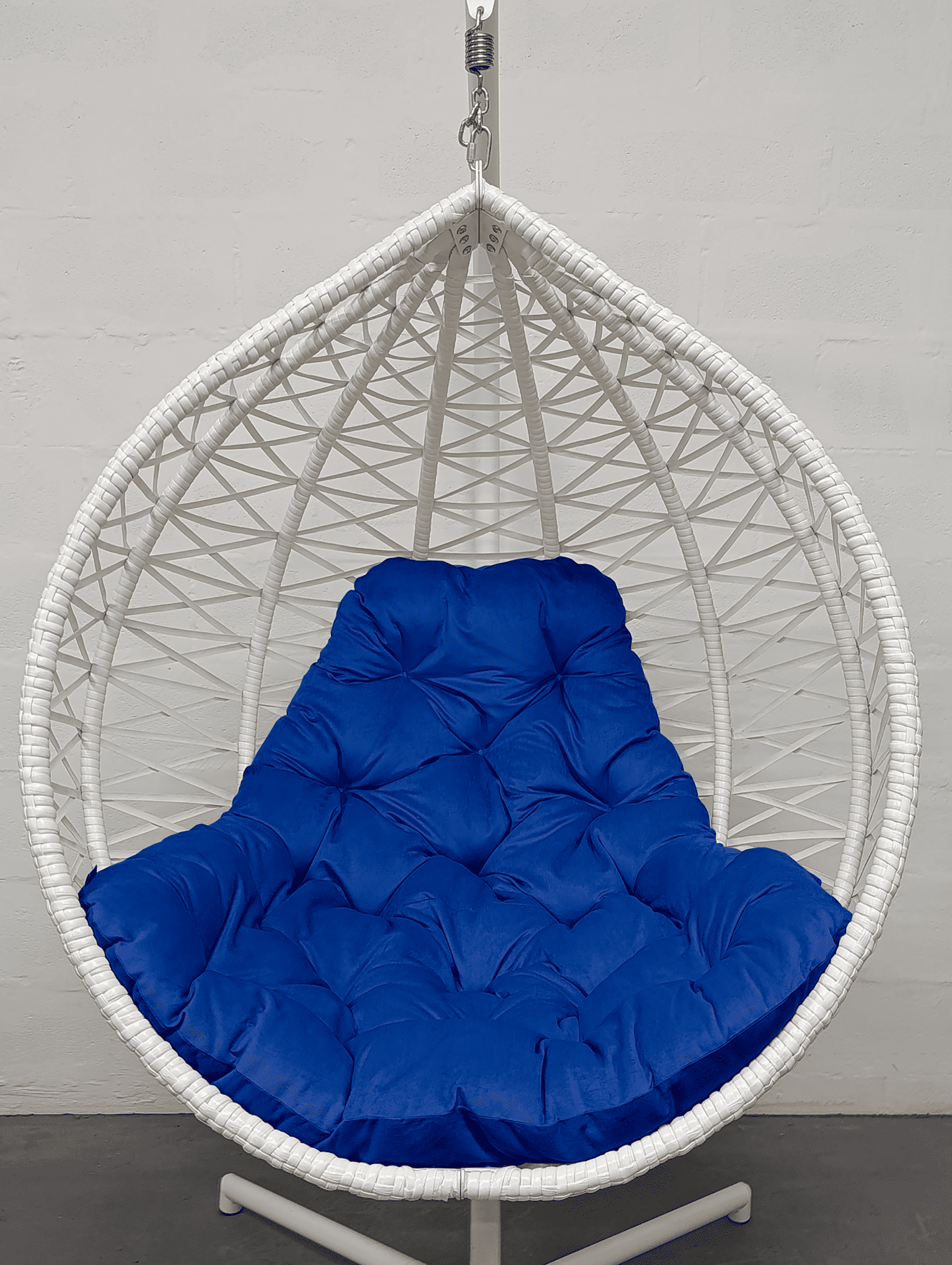 Подушка для кресла-кокона велюр 30 Синий монако (5914) - фото 1 Подушка для кресла-кокона велюр 30 Синий монако (5914) - фото 1