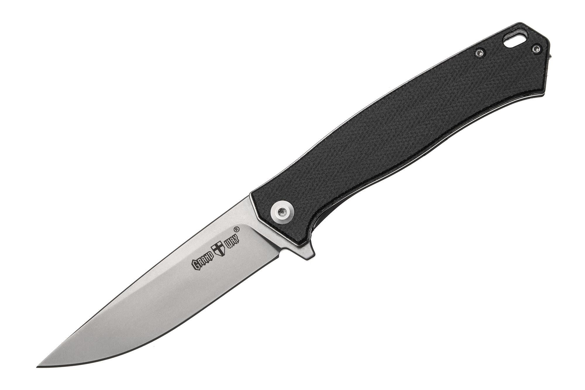 Ніж складаний Grand Way SG 152 на підшипнику з клинком із сталі D2 Black