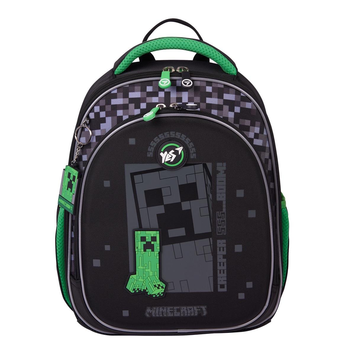 Рюкзак шкільний напівкаркасний YES Minecraft World S-109 (559882) Рюкзак шкільний напівкаркасний YES Minecraft World S-109 (559882)