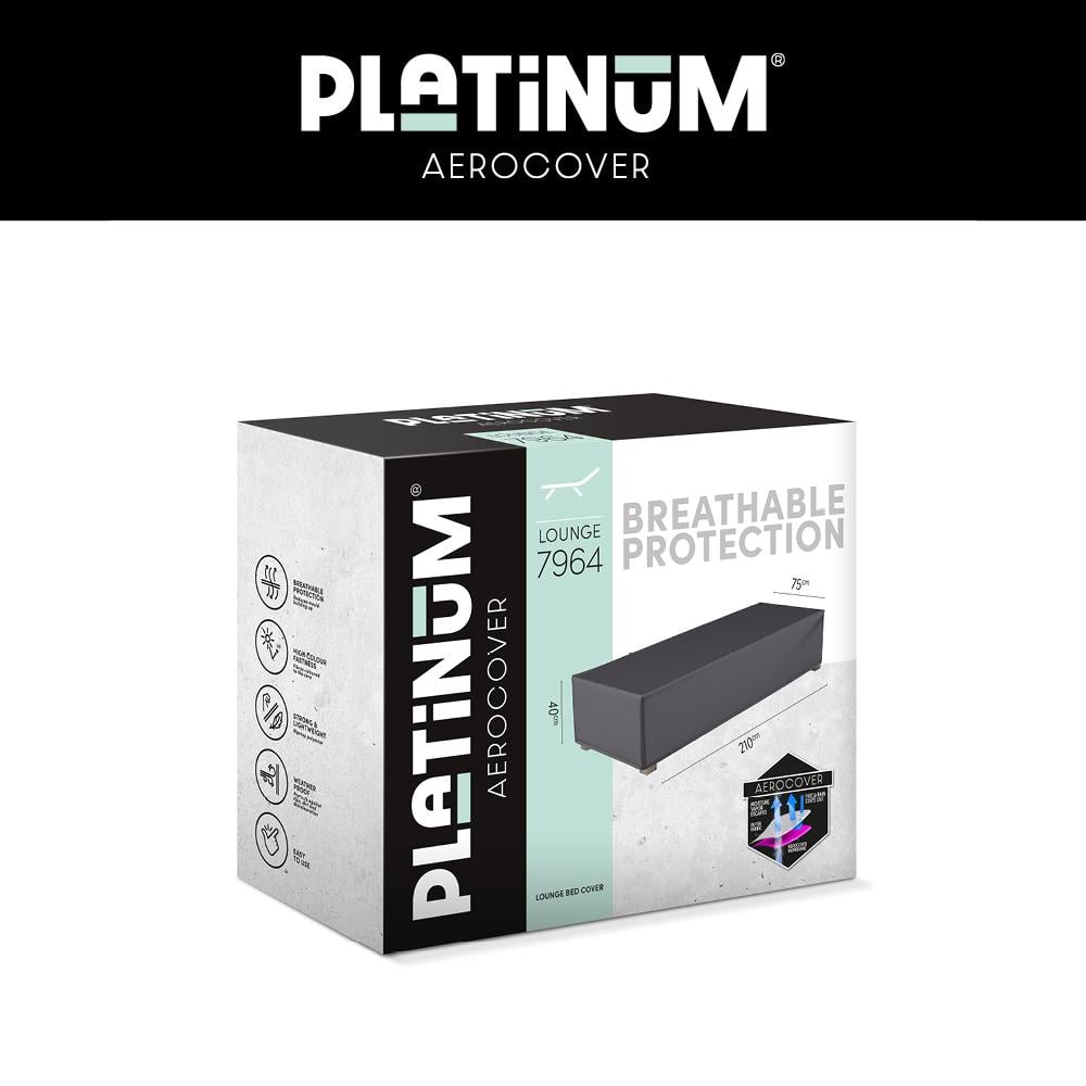 Чехол PLATINUM AeroCover для садовых обеденных комплектов 205X100X70 см Серый (7961) - фото 12 Чехол PLATINUM AeroCover для садовых обеденных комплектов 205X100X70 см Серый (7961) - фото 12