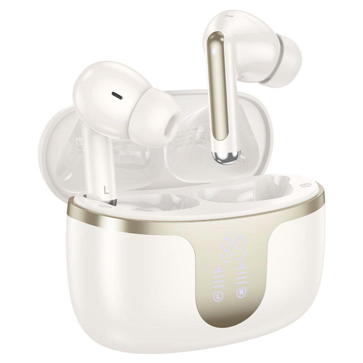 Наушники беспроводные Hoco EQ10 Harmony true wireless BT5.3 headset 300 mAh White (6942007618687)