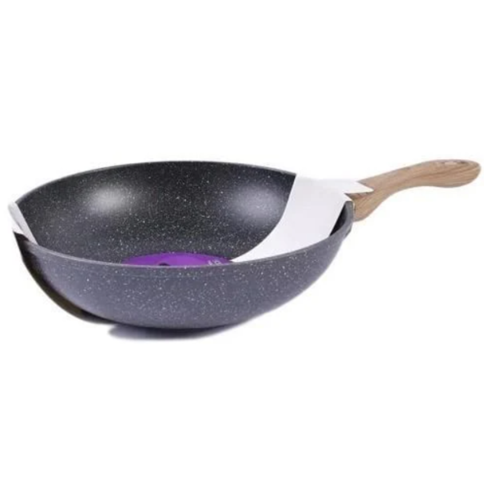 Сковорода глубокая Вenson BN-485 с мраморным антипригарным покрытием Ø26 см (SKVRDD-005)