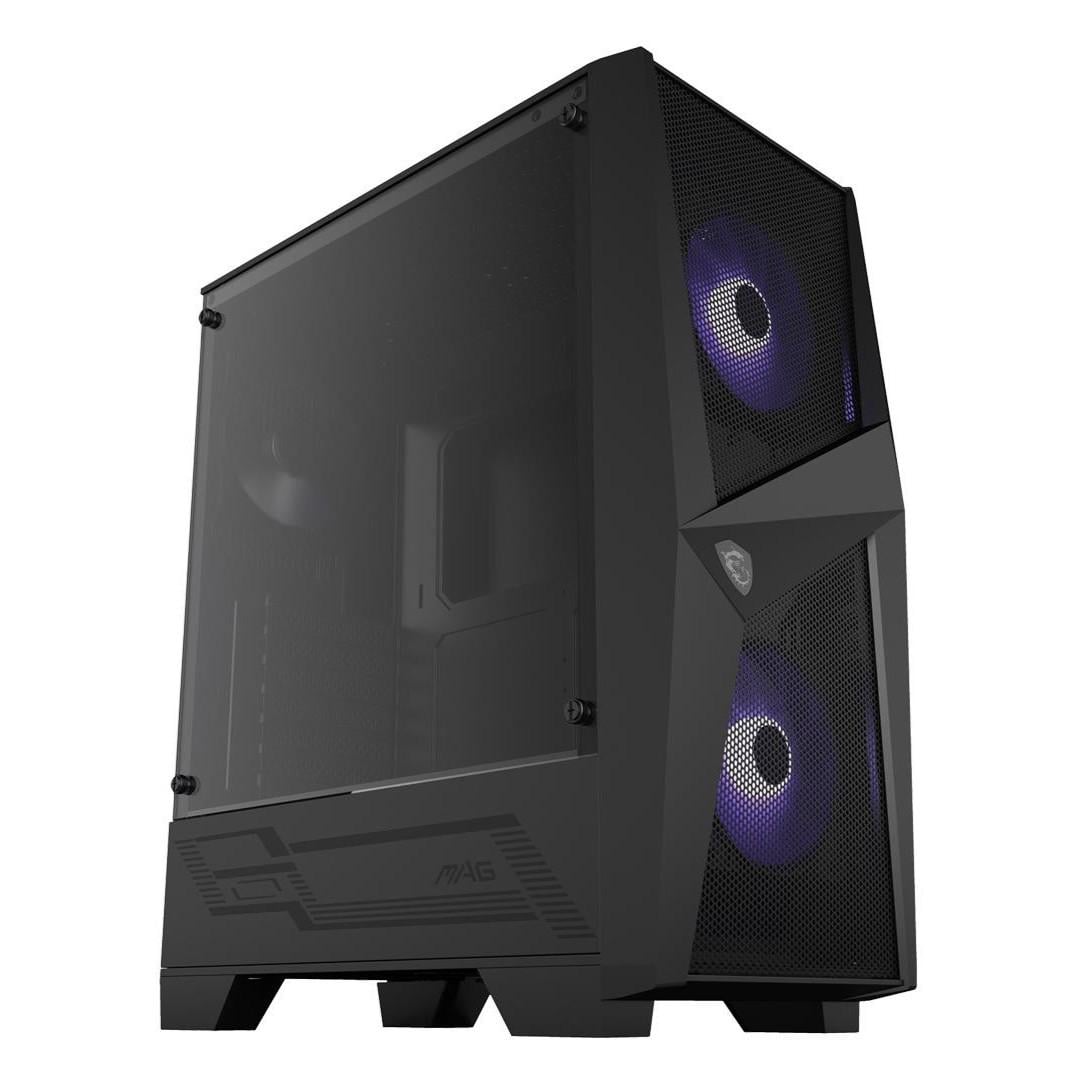 Корпус для ПК MSI MAG Forge 100M Midi-Tower PSU ATX/MicroATX/Mini-ITX RGB Black (35386404)