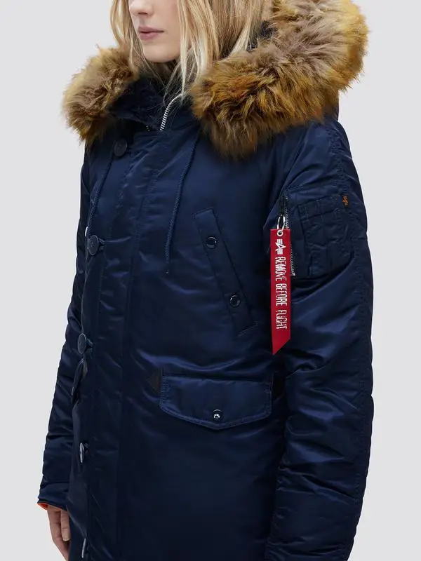 Куртка аляска Alpha Industries N-3B W Parka XL Replica Blue (WJN44502C1RBXL) - фото 2