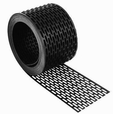 Лента свеса вентиляционная защитная ПВХ RAL 9011 (11522209)