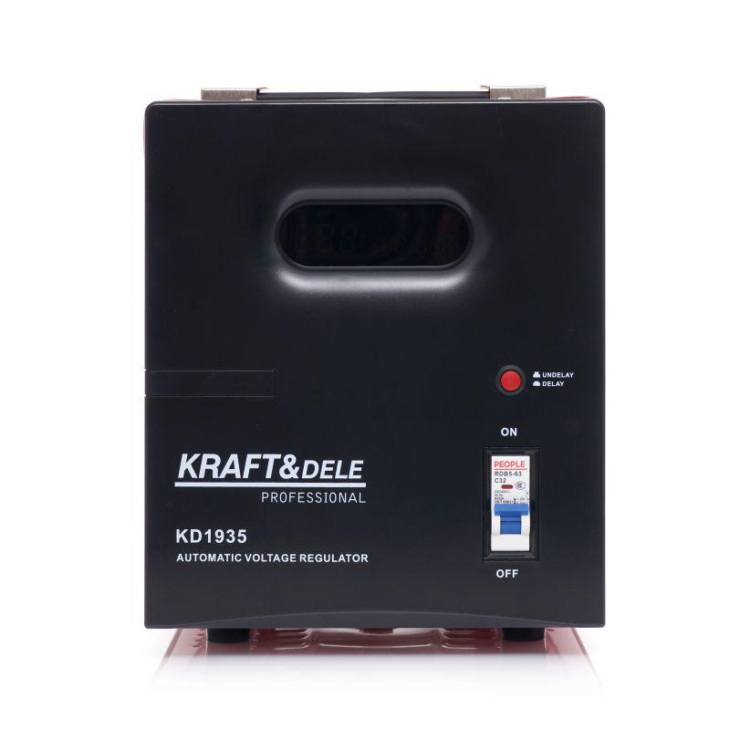 Стабілізатор напруги однофазний Kraft&Dele AVR 5 кВт 220 В клемне підключення - фото 5
