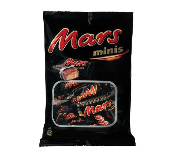 Батончики Mars Minis 27 шт. 500 г (19570943)