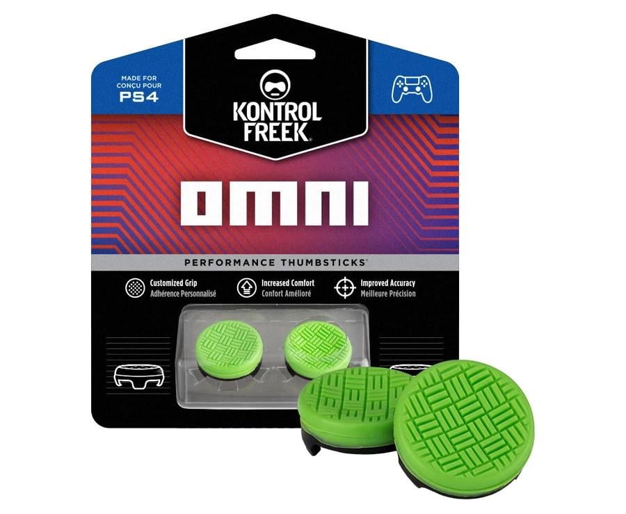 Накладки на стики kontrolfreek fps freek omni для playstation 4/playstation 5 Зеленый