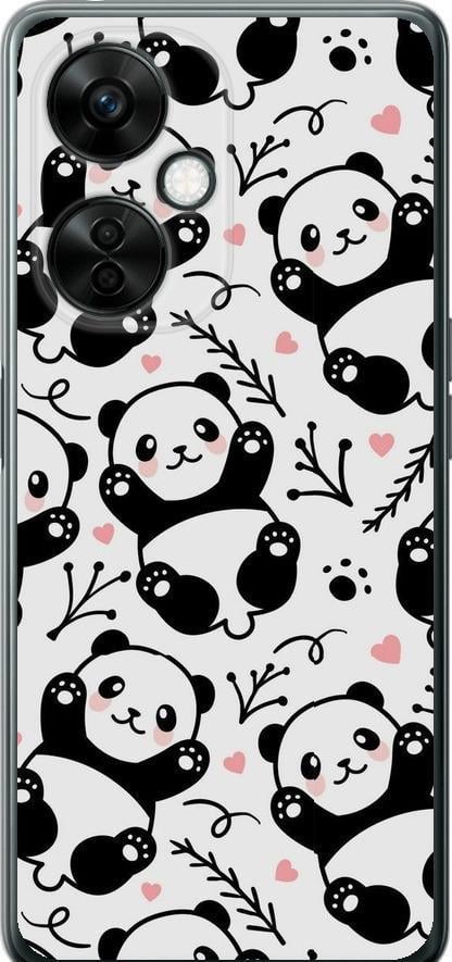 Чехол на OnePlus Nord CE 3 Lite 5G Панды (4318u-3144-42517)