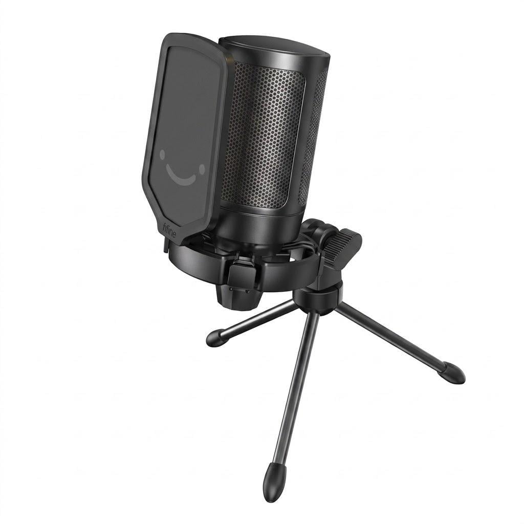 Мікрофон конденсаторний Fifine A6V AMPLIGAME з RGB-підсвіткою Black (34606942)