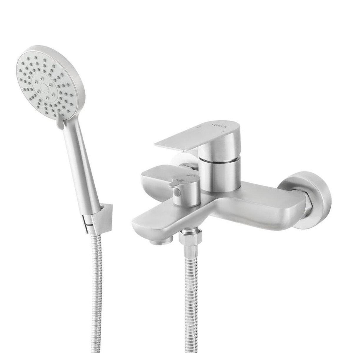 Змішувач для ванни Venta VL352LS з лійкою для душу Сатин (SW-98782)