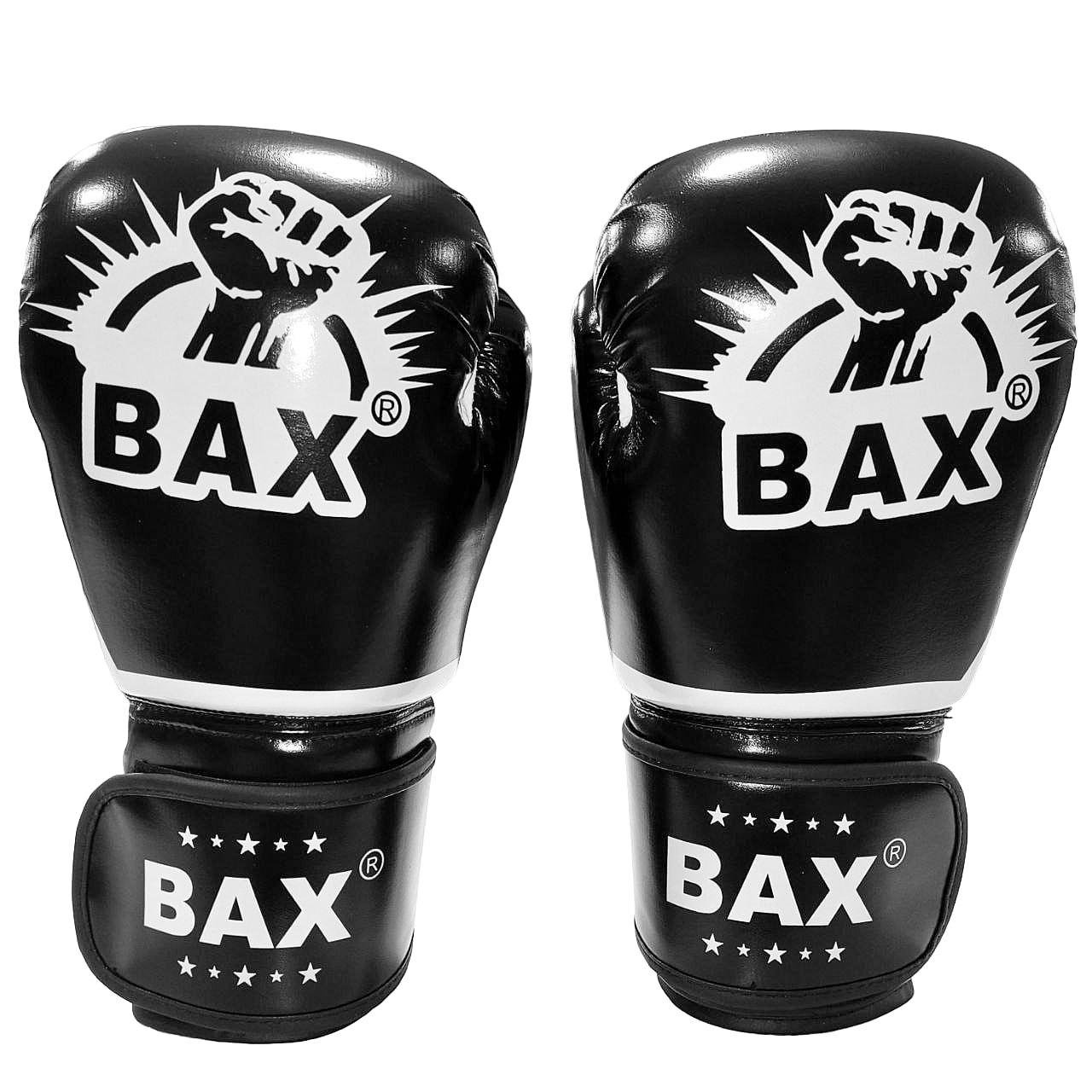 Боксерские перчатки Bax HIT 12 Oz Black (151285) - фото 1