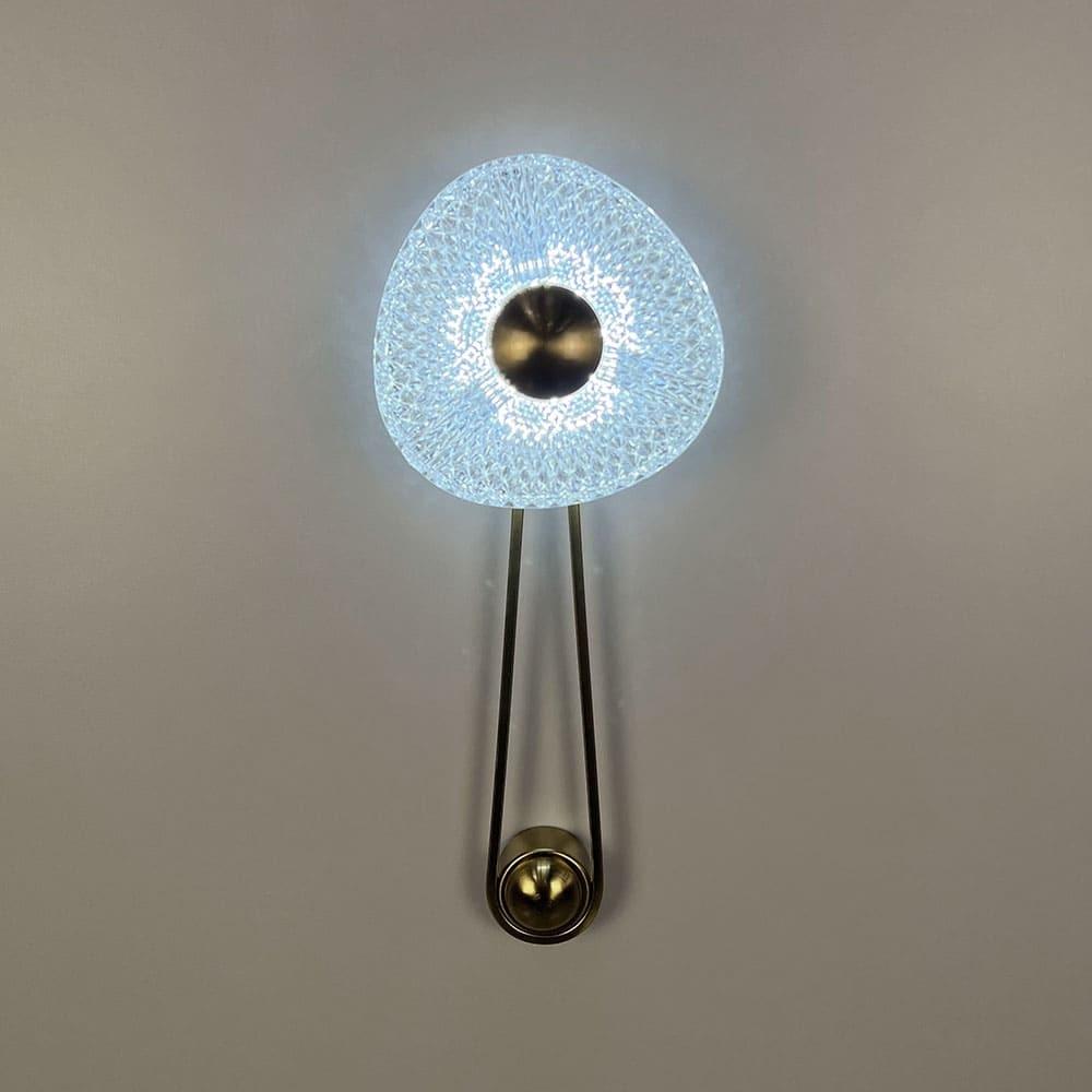 Бра изысканное декоративное с имитацией цветка (W 075 AB)