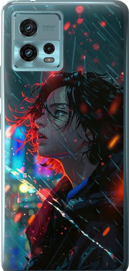 Чехол на Motorola G72 Ночные огни (6096u-2859-42517)