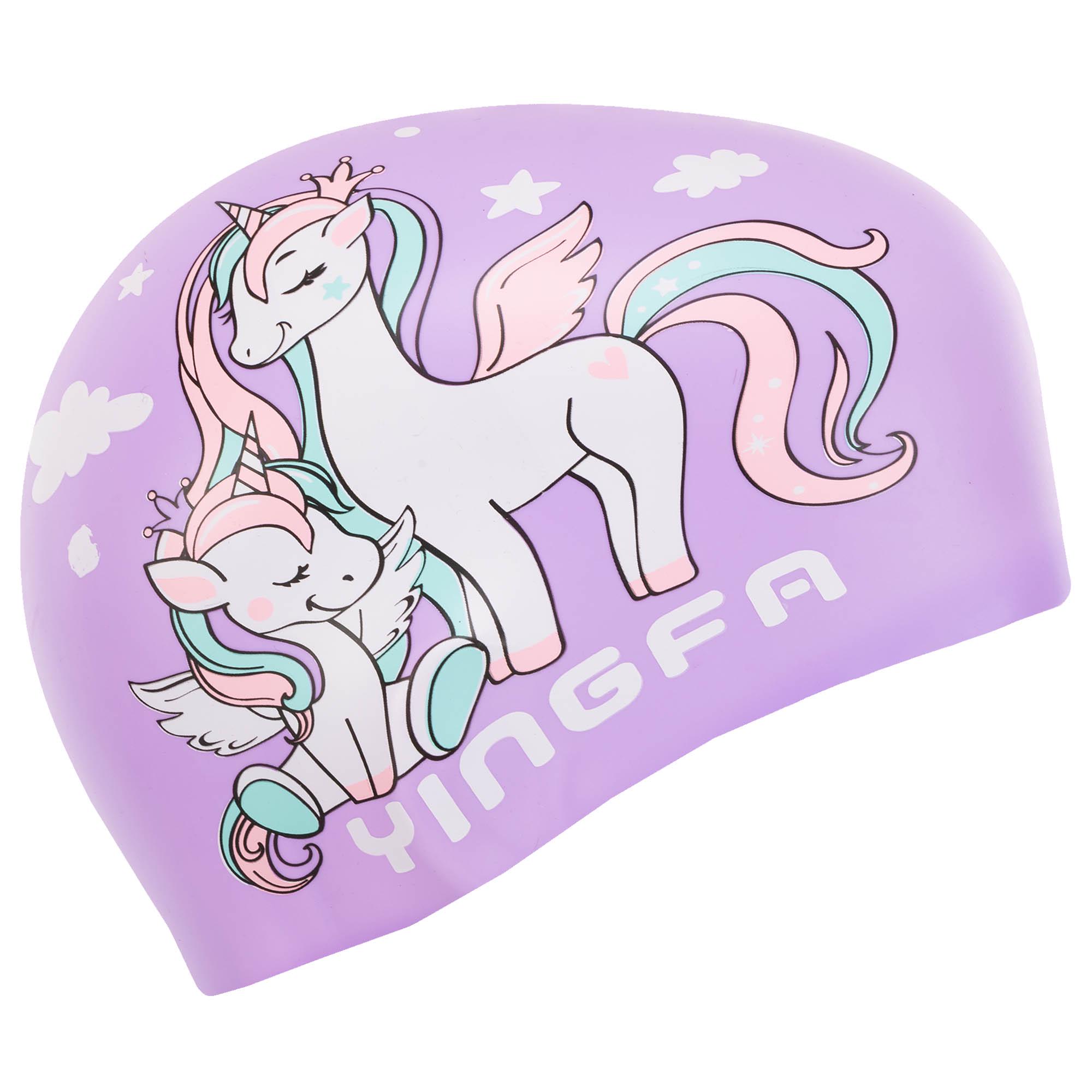 Шапочка для плавання дитяча YINGFA K0012 силіконова Фіолетовий (K0012_Фиолетовый) - фото 1 Шапочка для плавання дитяча YINGFA K0012 силіконова Фіолетовий (K0012_Фиолетовый) - фото 1