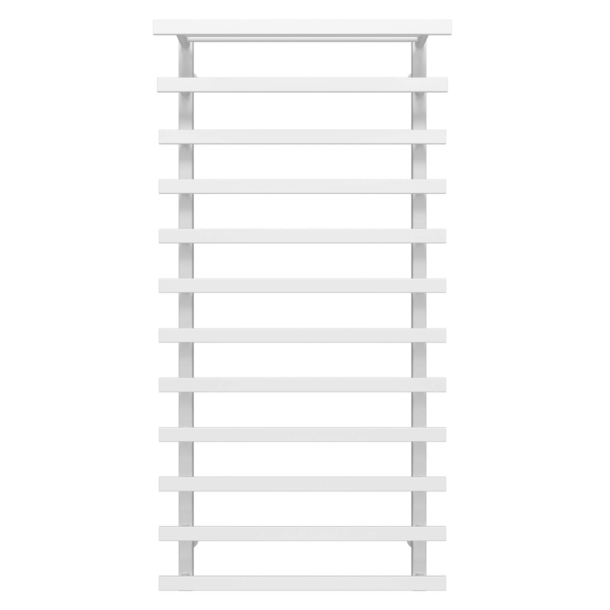 Полотенцесушитель водяной Deffi Agata П12 боковое правое подключение нержавеющая сталь 400х1200 мм Белый (A.AG.120.40.12.WC)