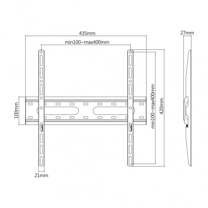 Крепление для телевизора UniBracket BZ03-40 настенное 26-55" (tf5665) - фото 7