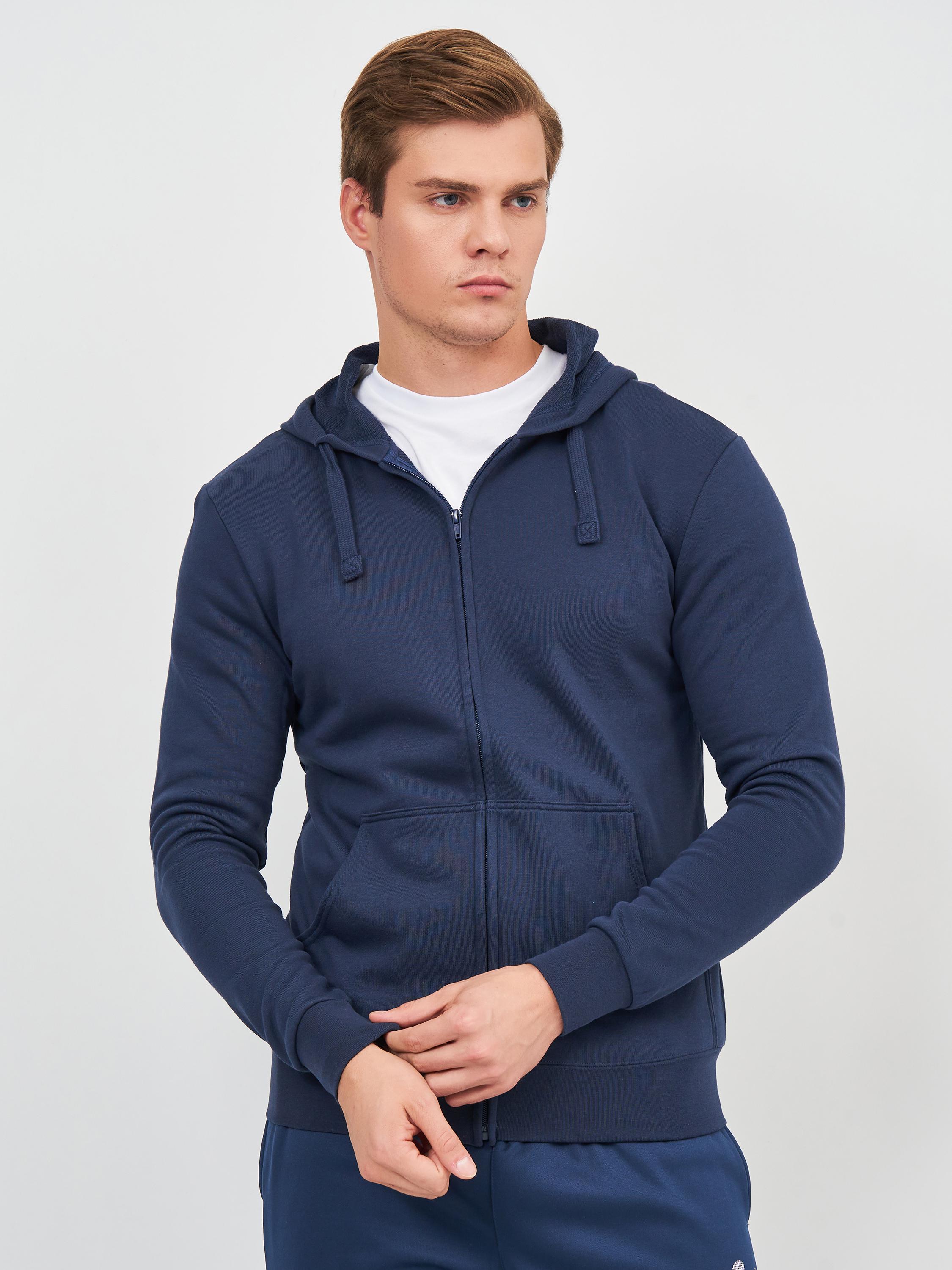 Олімпійка Joma 102109.331 Jungle Zip-Up Hoodie S Navy (8424309609542) - фото 1