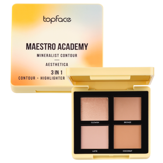 Палетка для контурингу Topface Maestro Academy Mineralist Contour №01 (8681217250741)