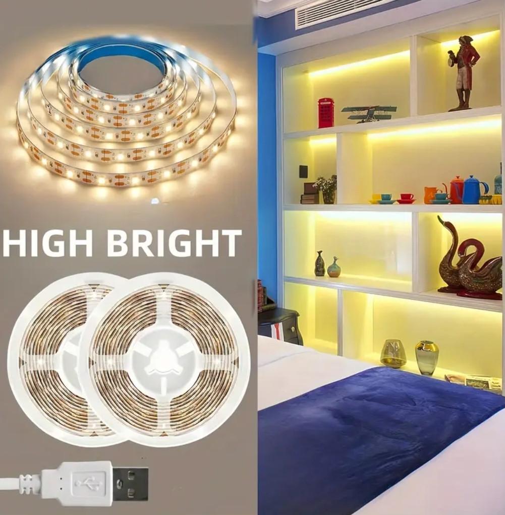 Світлодіодна стрічка з кнопкою управління USB 5V 5 м (2827204584) - фото 2