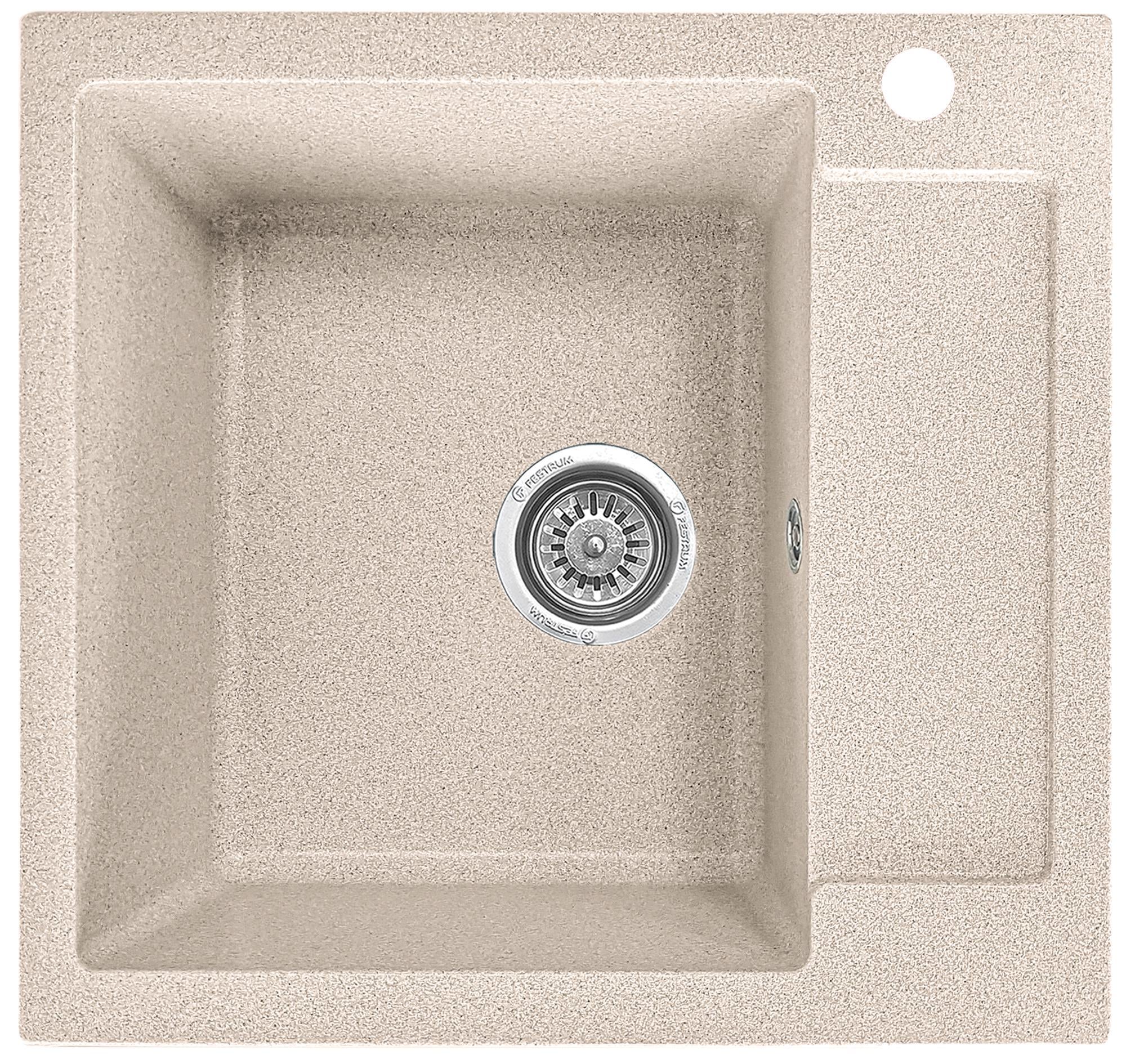 Мойка кухонная Valetti 69R 520x495 мм Бежевый