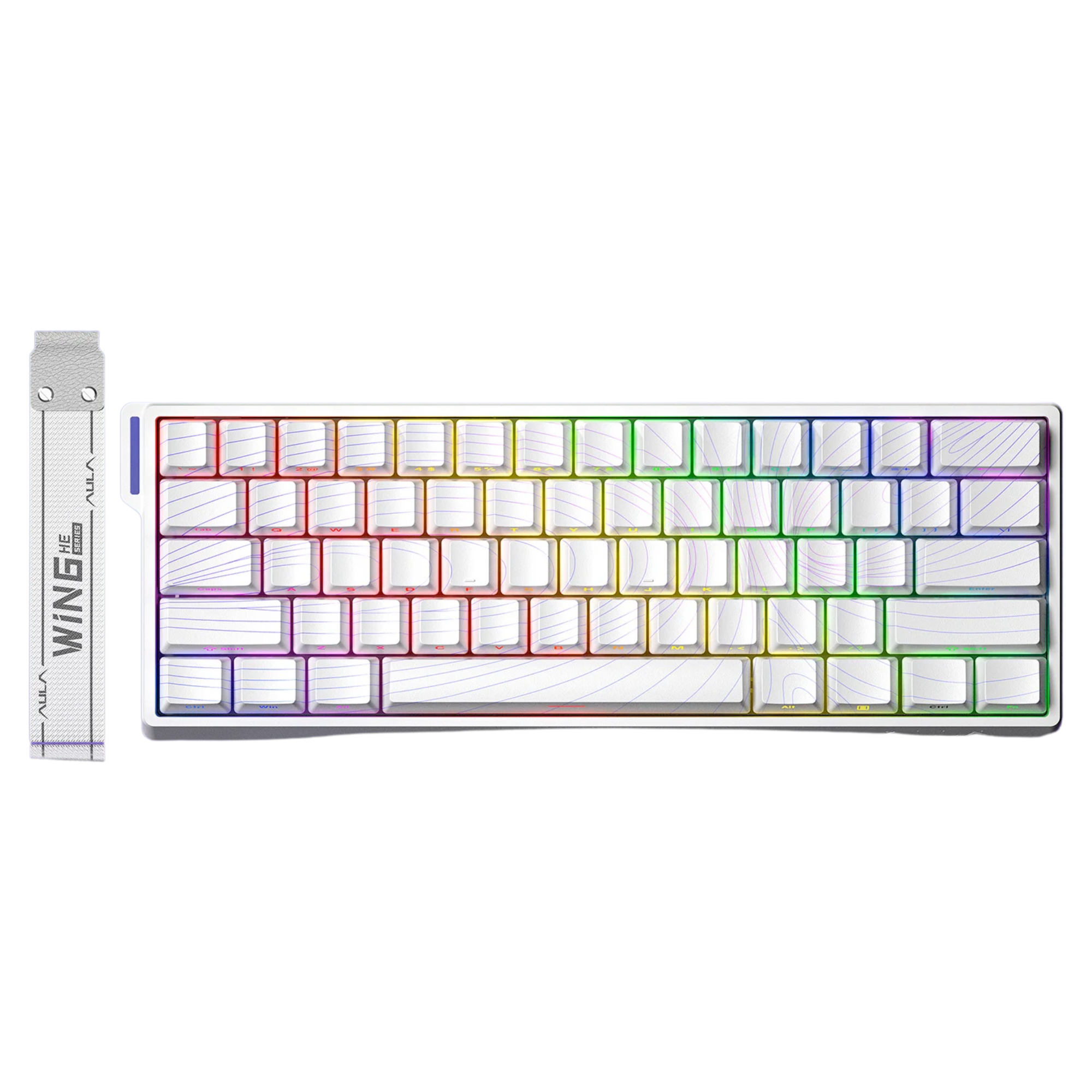 Клавиатура на магнитных переключателях Aula WIN 60 HE MAX механическая с подсветкой RGB (24403328) Клавиатура на магнитных переключателях Aula WIN 60 HE MAX механическая с подсветкой RGB (24403328)