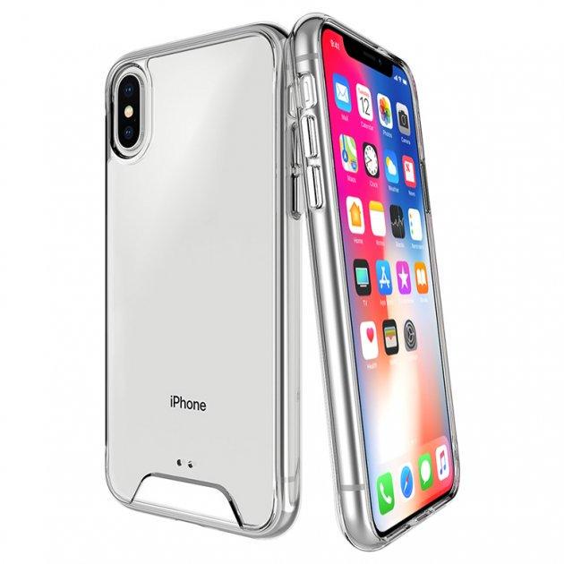 Противоударний Силиконовый Чехол Space Silicone Case для iPhone X Прозрачный Противоударний Силиконовый Чехол Space Silicone Case для iPhone X Прозрачный