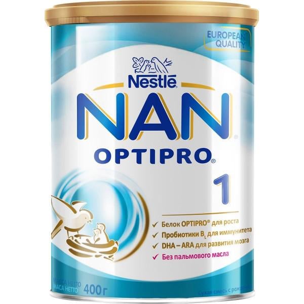 Молочная смесь Nestle NAN 1 с рождения 400 г (024918)