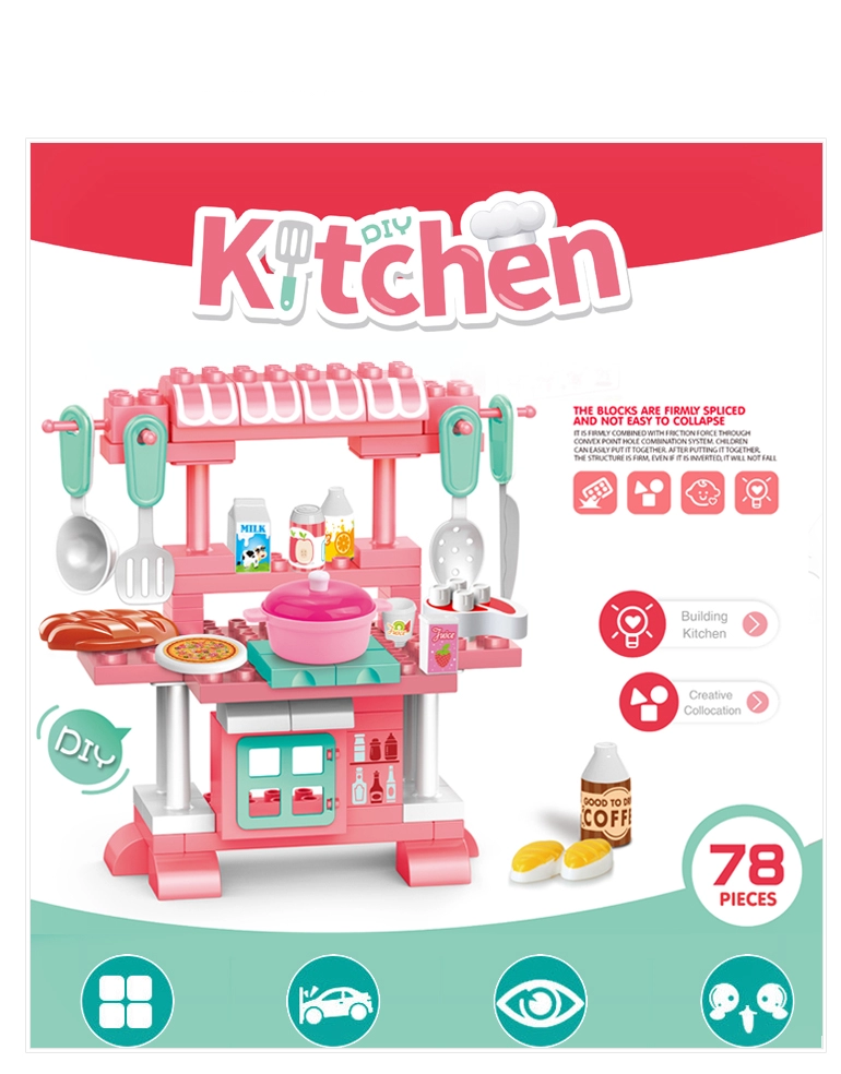 Дитячий ігровий набір кухня Kitchen Set збери сам