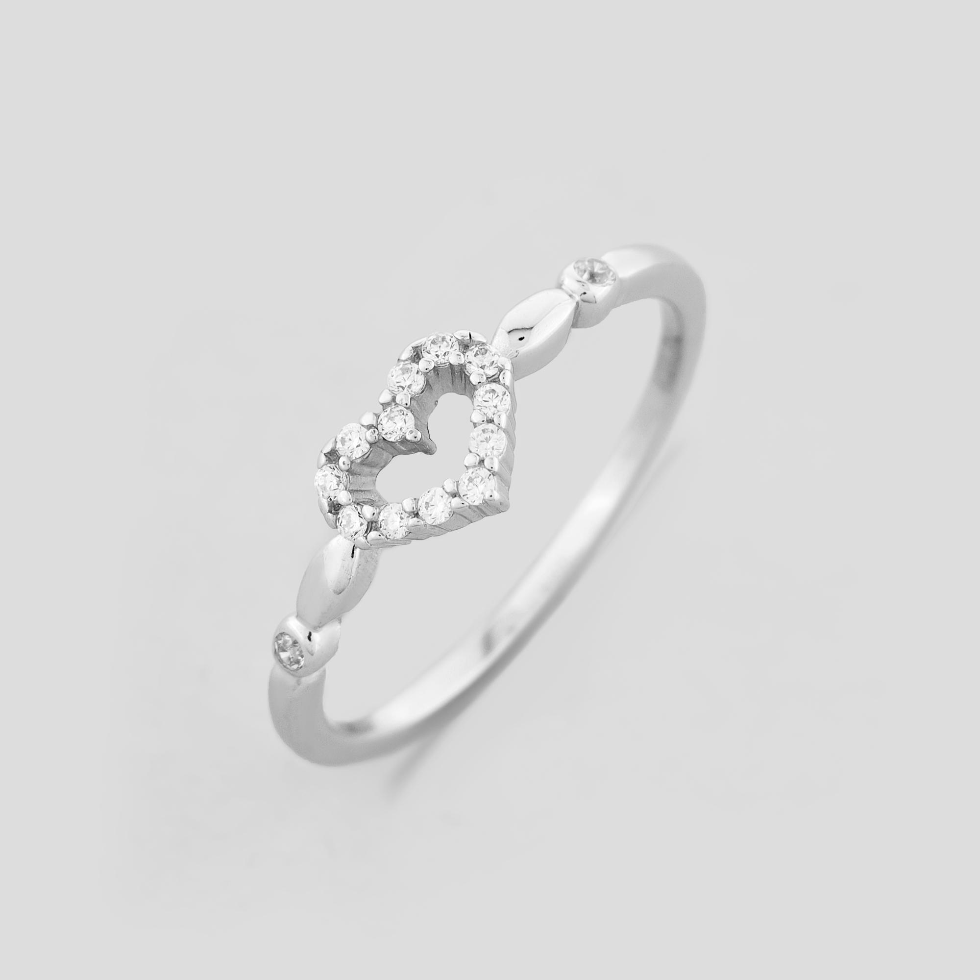 Серебряное кольцо Minimal Эмоциональная страсть р. 18,5 (16998)