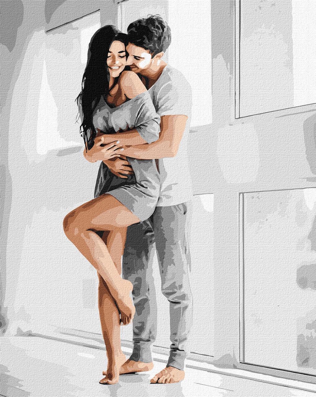 Картина по номерам Ideyka Чувственные объятия 40х50 см (2824809339)