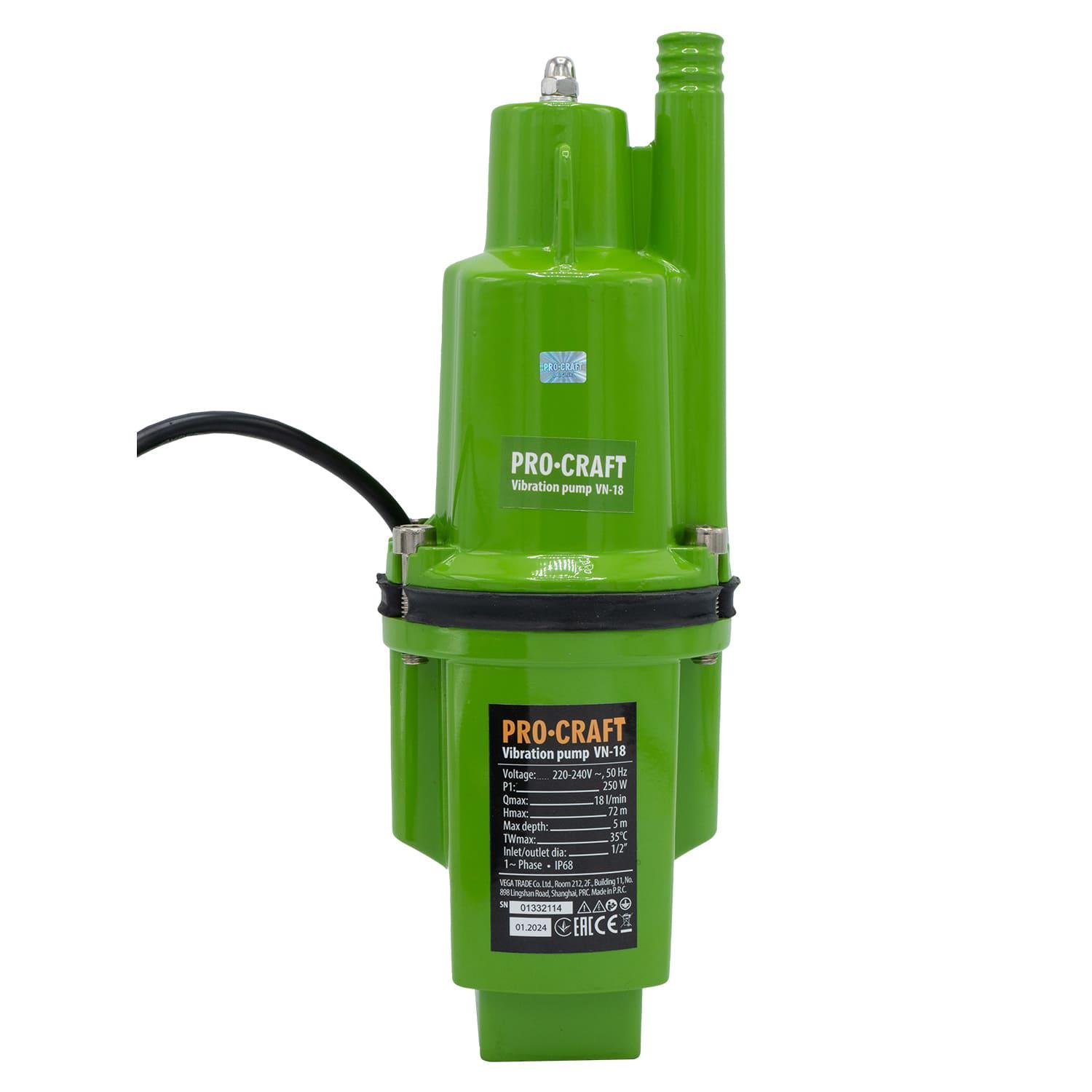 Насос вібраційний ProCraft VN18 (000180)