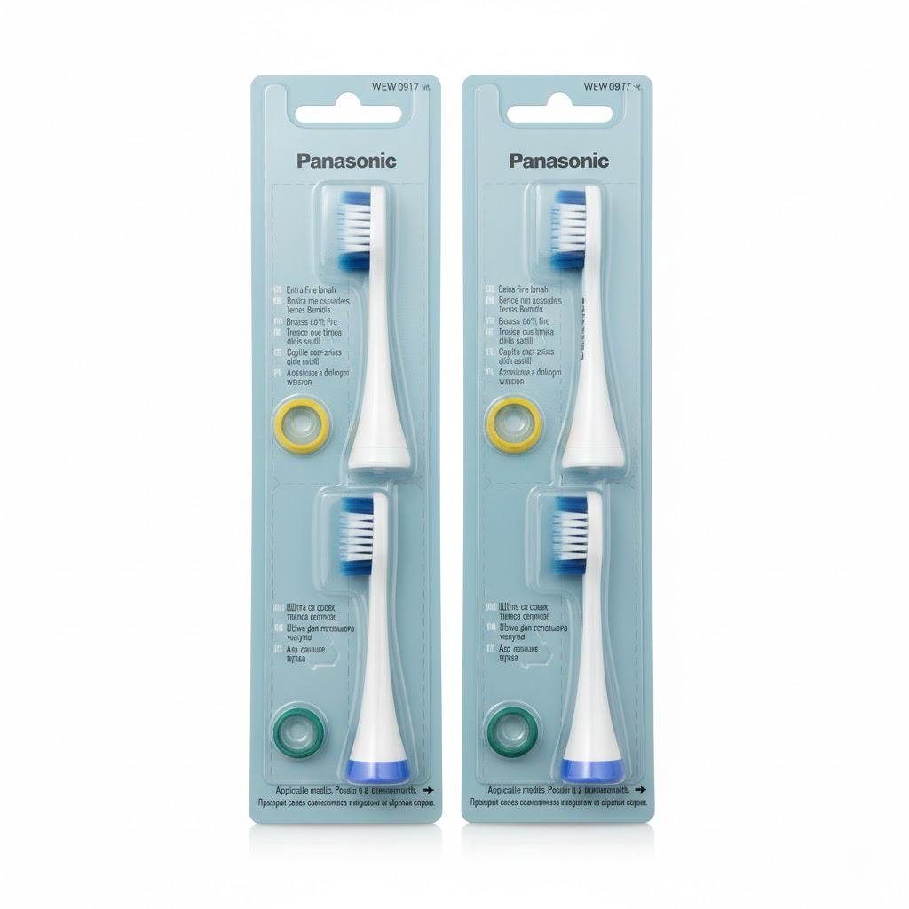 Насадки для электрической зубной щетки Panasonic WEW-0917-W803-AS1 2 блистера (WEW-0917-W803-AS1)