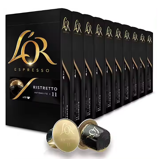 Кофе в капсулах Nespresso L`OR Ristretto 100 шт. (j1000049110)