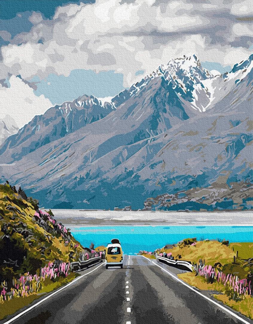 Картина за номерами Brushme "Мандрівка в гори" 40х50 см (BK-GX31640)