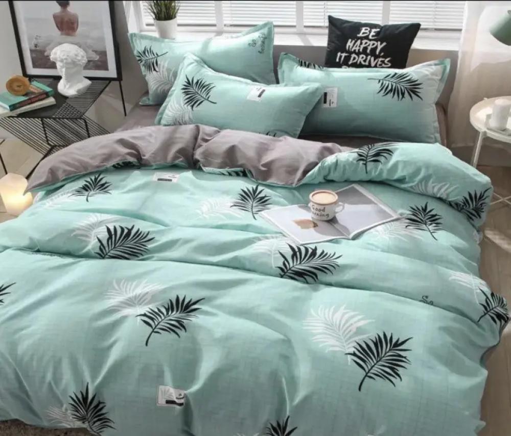 Комплект постельного белья Бунгало семейный на резинке (1946393240)