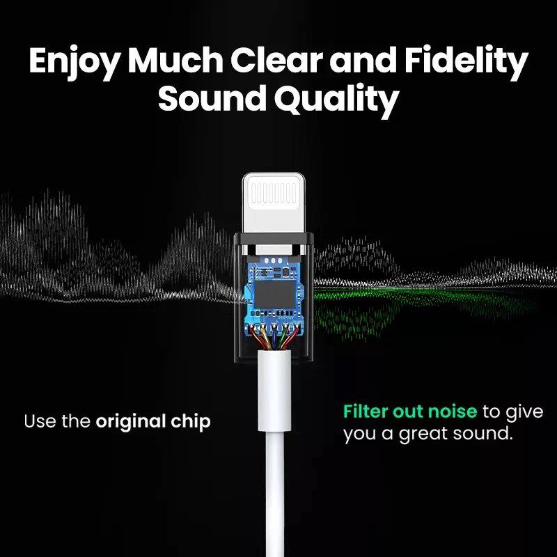 Адаптер для навушників UGREEN US212 Lightning to 3,5 мм White (30759) - фото 10