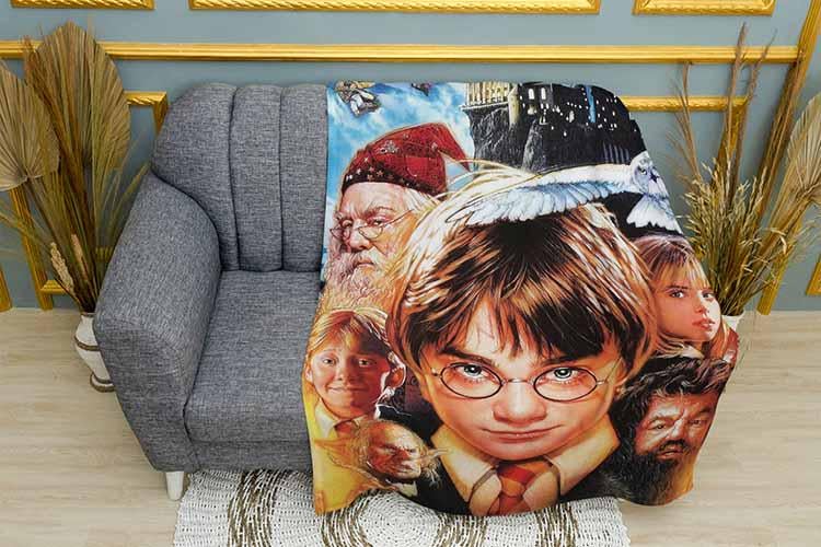Плед Harry Potter Poster Film плюш однослойный 150х210 см (113777-1)