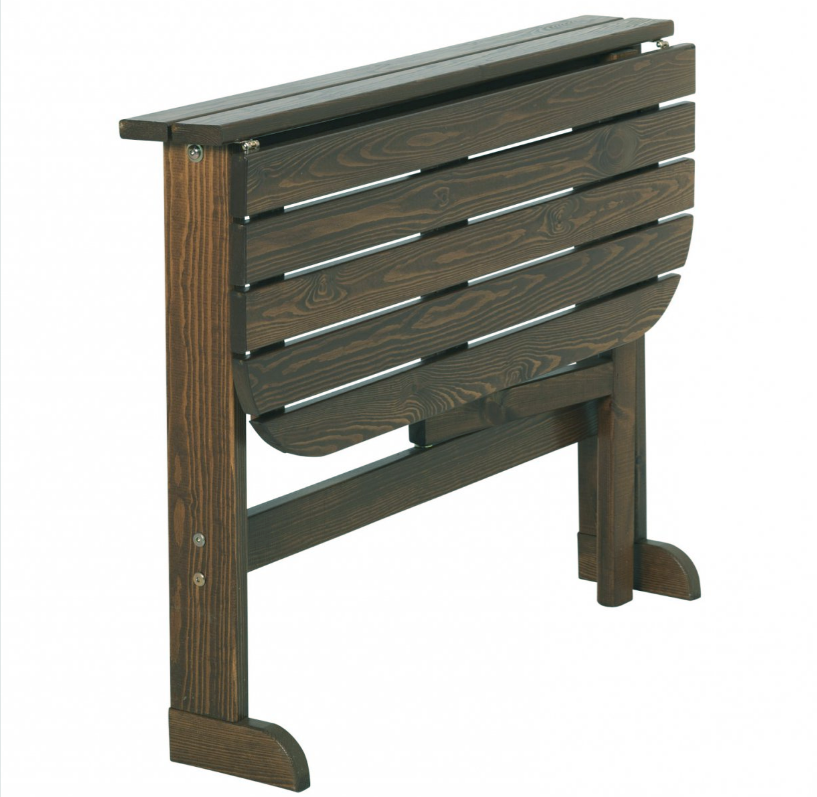 Столик балконний з дерева Чинандера Капучіно (БСО-000409) - фото 2 Столик балконний з дерева Чинандера Капучіно (БСО-000409) - фото 2