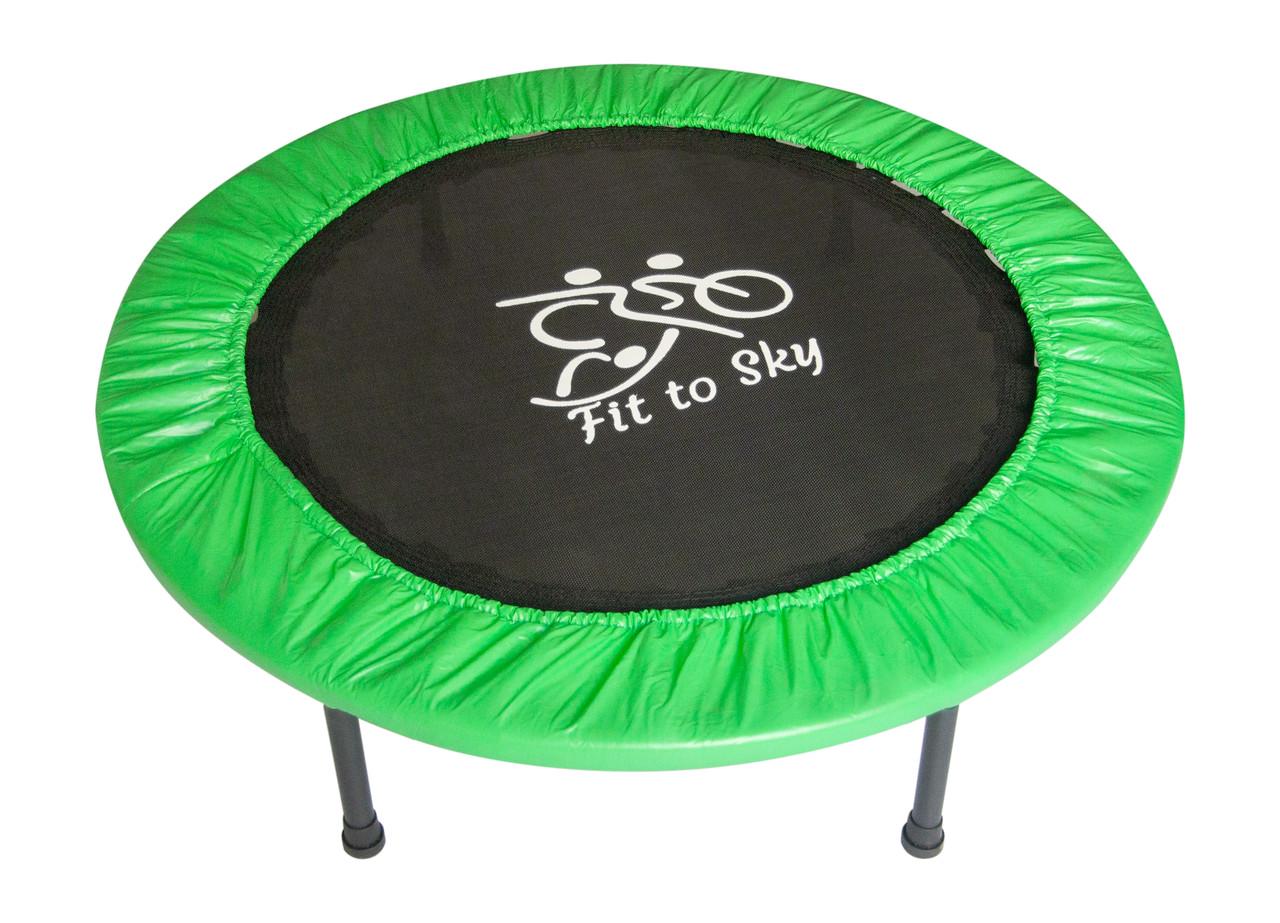 Батут кімнатний складний FitToSky 102 см Зелений - фото 2 Батут кімнатний складний FitToSky 102 см Зелений - фото 2