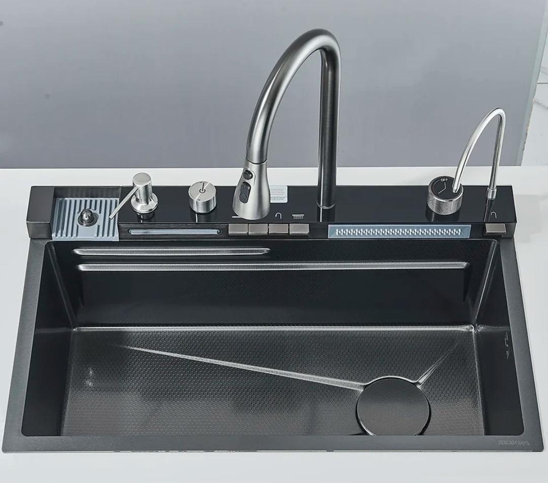 Мойка для кухни Водопад из нержавеющей стали 304 (17594721) - фото 6