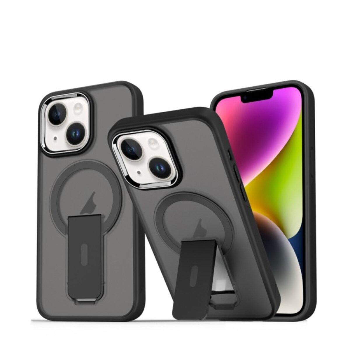 Противоударный чехол с подставкой Cosmic Magnetic Stand for Apple iPhone 14 Black