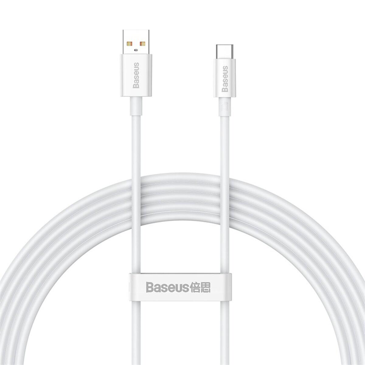Кабель BASEUS Superior Series Fast Charging Data Cable USB to Type-C 100W 2 м White (P10320102214-03)